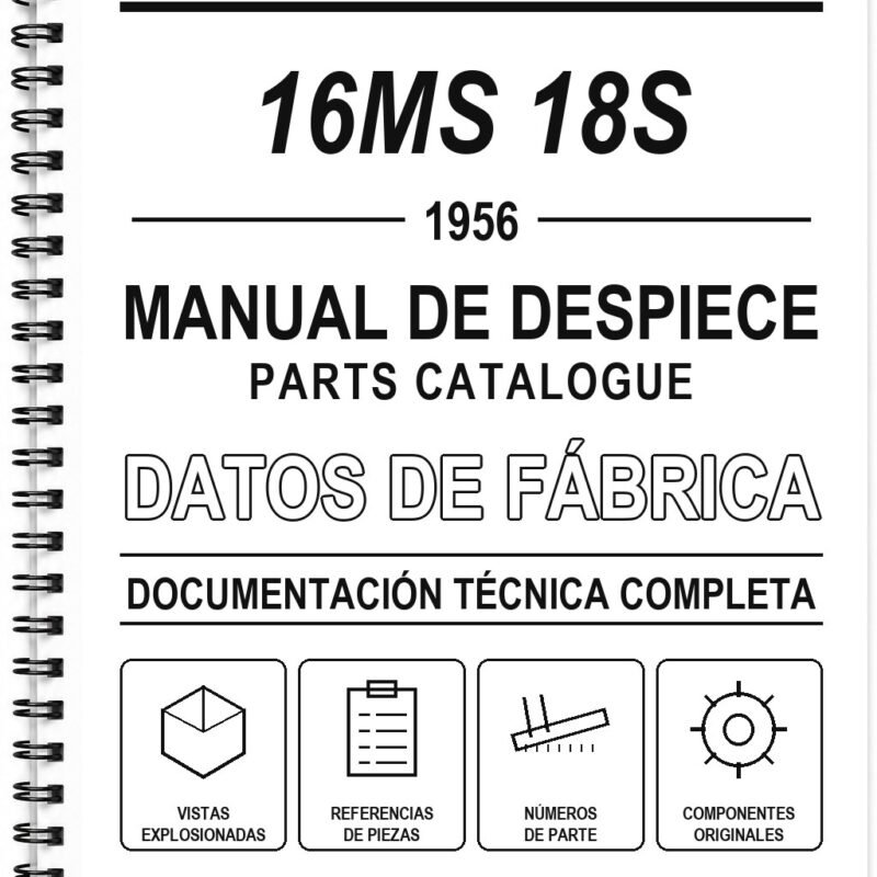 Manual de Despiece AJS 16MS 18S (1956) (Inglés)