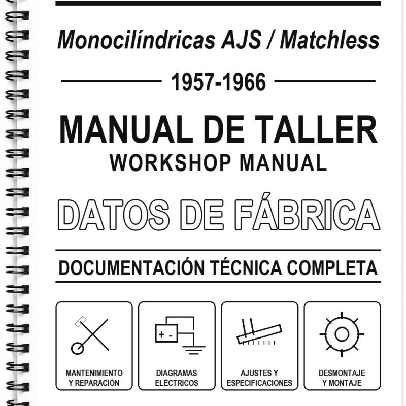 Manual de Taller AJS Monocilíndricas AJS / Matchless (1957-1966) (Inglés)