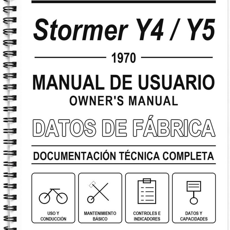 Manual de Usuario AJS Stormer Y4 / Y5 (1970) (Inglés)