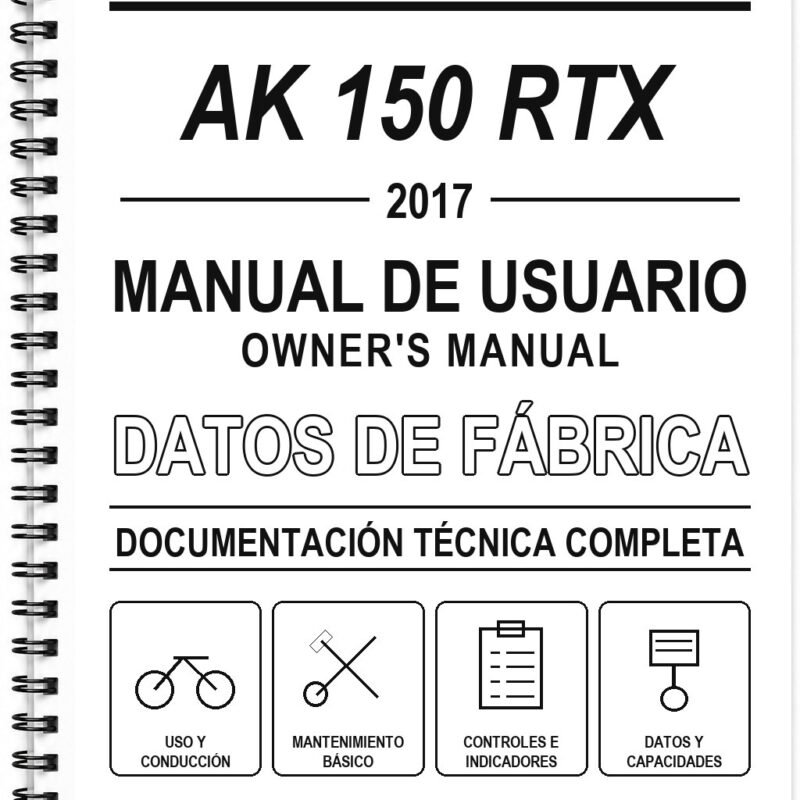 Manual de Usuario AKT AK 150 RTX (2017)
