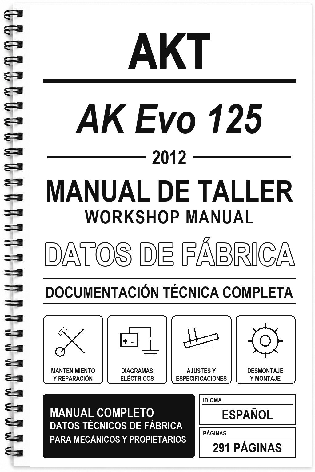 Manual de Taller AKT AK Evo 125 (2012)