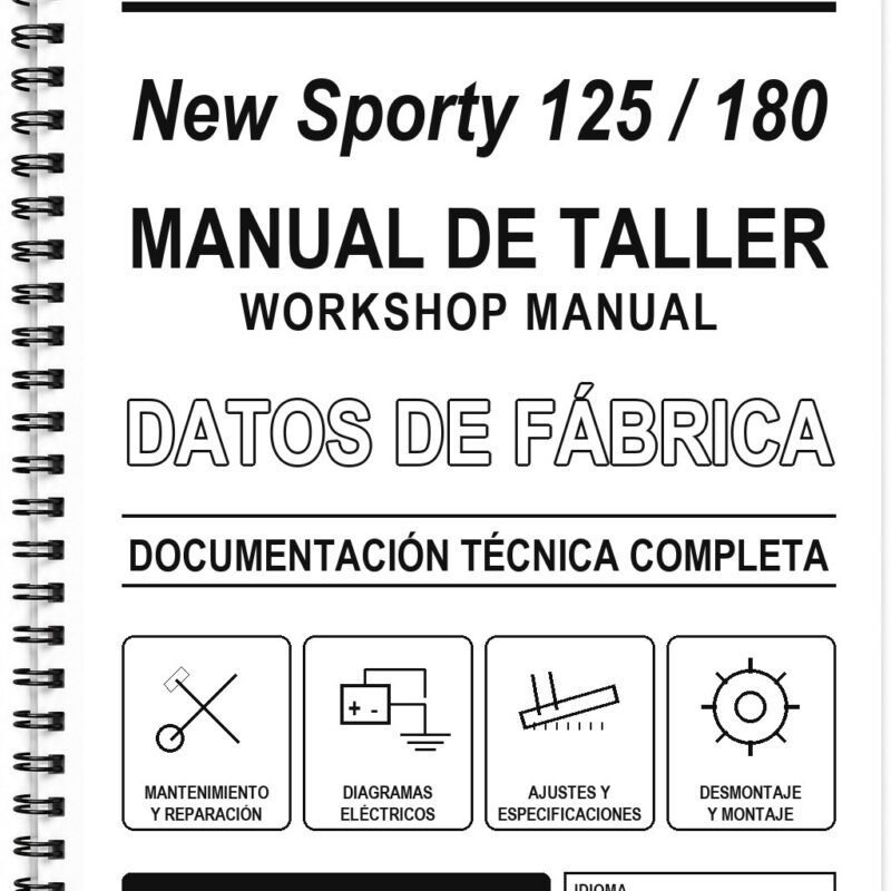 Manual de Taller Aeon New Sporty 125 / 180 (Inglés)