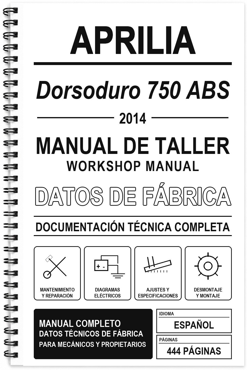 Manual de Taller Aprilia Dorsoduro 750 ABS (2014)
