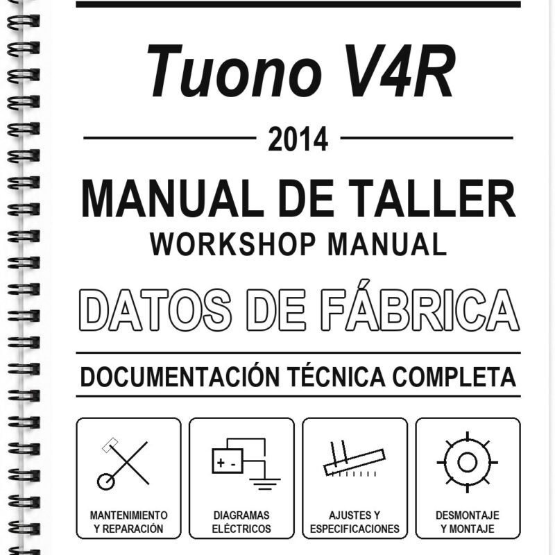 Manual de Taller Aprilia Tuono V4R (2014)