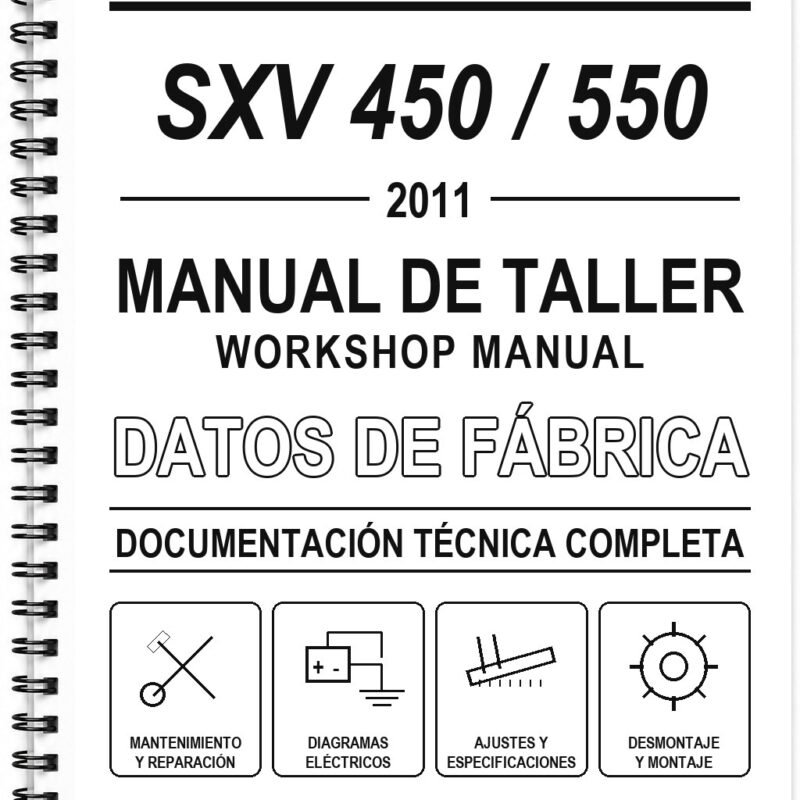 Manual de Taller Aprilia SXV 450 / 550 (2011)