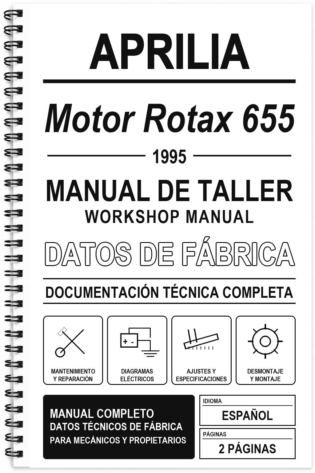 Manual de Taller Aprilia Motor Rotax 655 (1995)