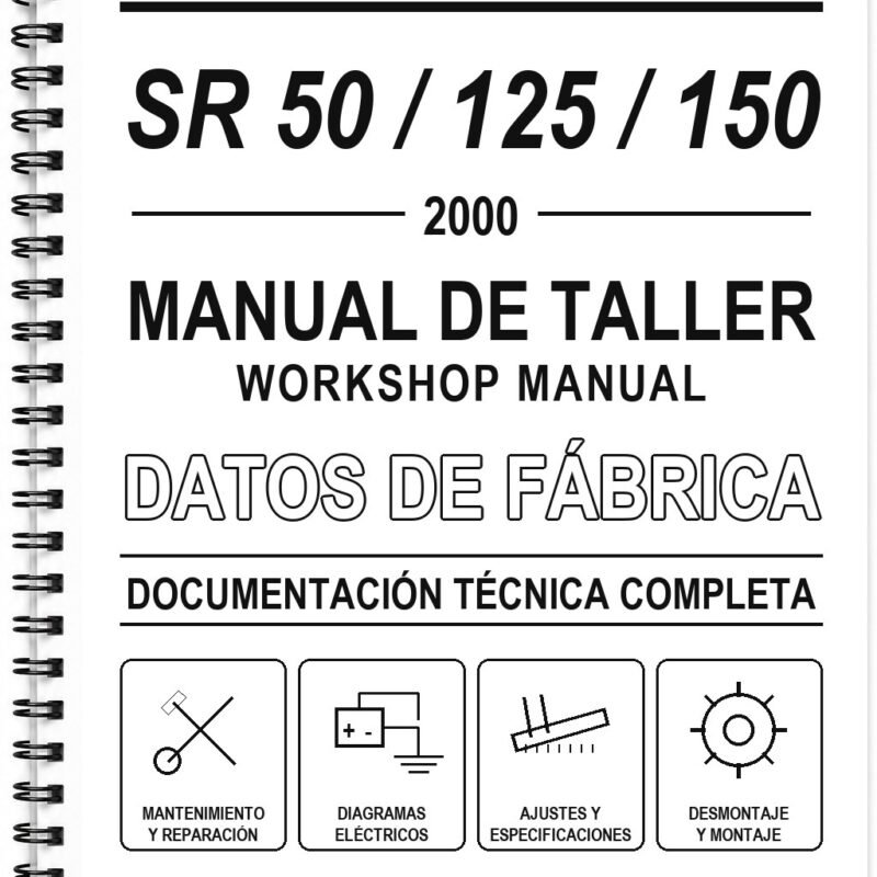 Manual de Taller Aprilia SR 50 / 125 / 150 (2000) (Italiano)