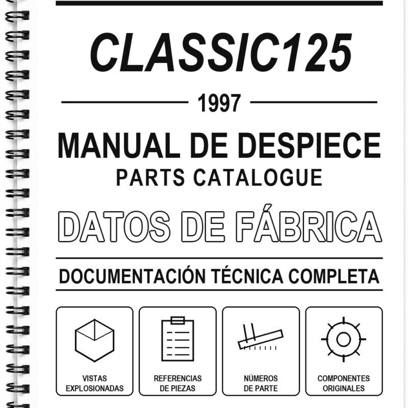 Manual de Despiece Aprilia CLASSIC125 (1997)
