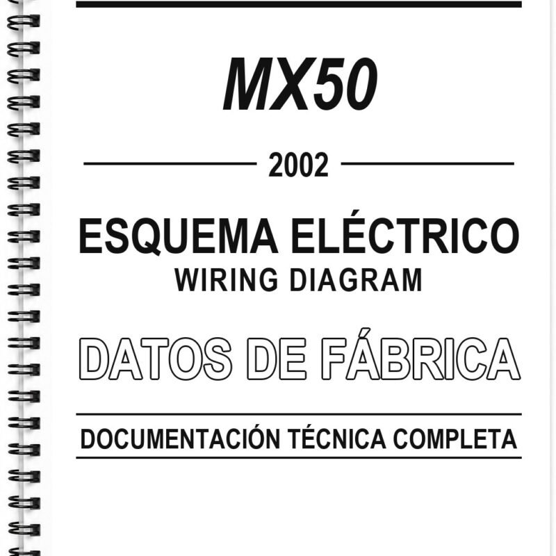 Esquema Eléctrico Aprilia MX50 (2002)