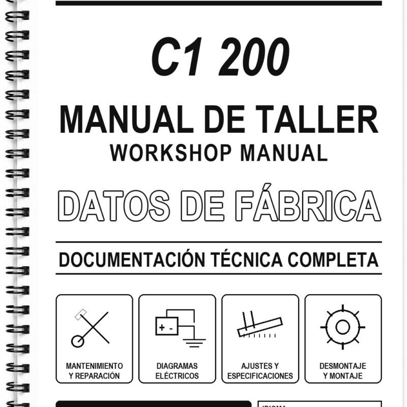 Manual de Taller BMW C1 200 (Inglés)
