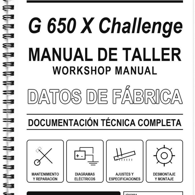 Manual de Taller BMW G 650 X Challenge