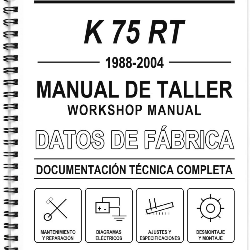 Manual de Taller BMW K 75 RT (1988-2004) (Inglés)