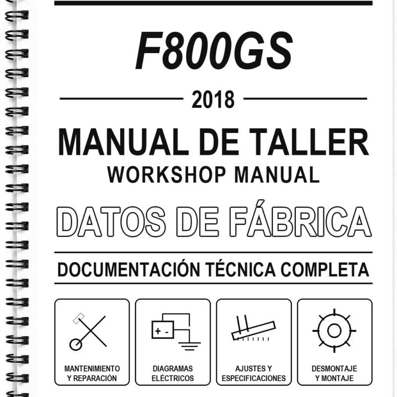 Manual de Taller BMW F800GS (2018)