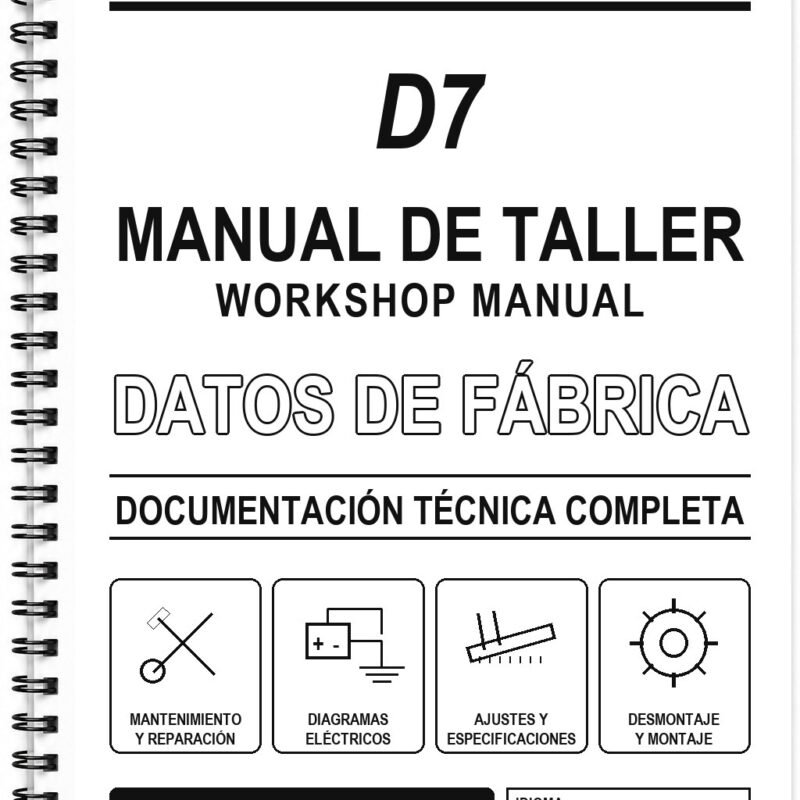 Manual de Taller BSA D7 (Inglés)
