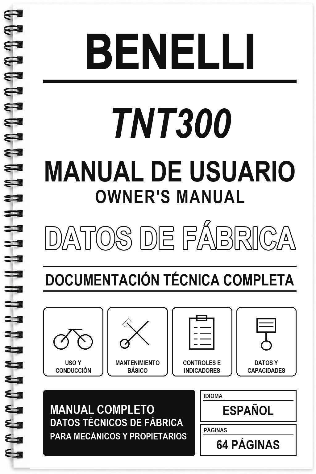 Manual de Usuario Benelli TNT300