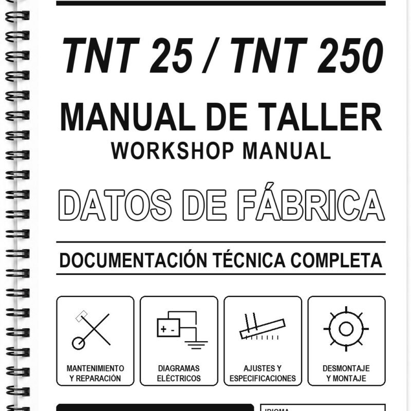 Manual de Taller Benelli TNT 25 / TNT 250