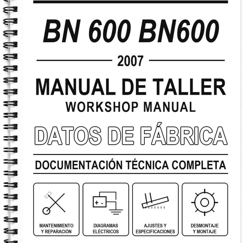Manual de Taller Benelli BN 600 BN600 (2007)
