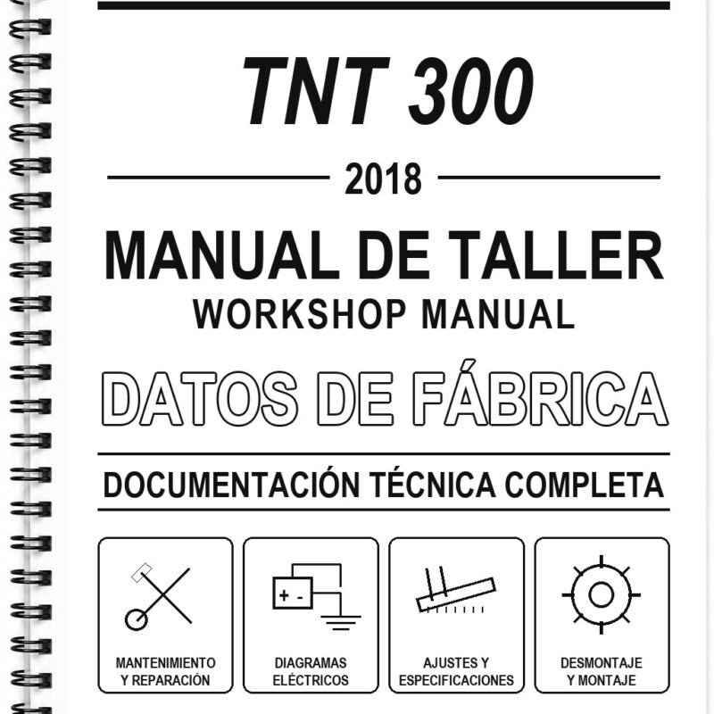 Manual de Taller Benelli TNT 300 (2018) (Inglés)