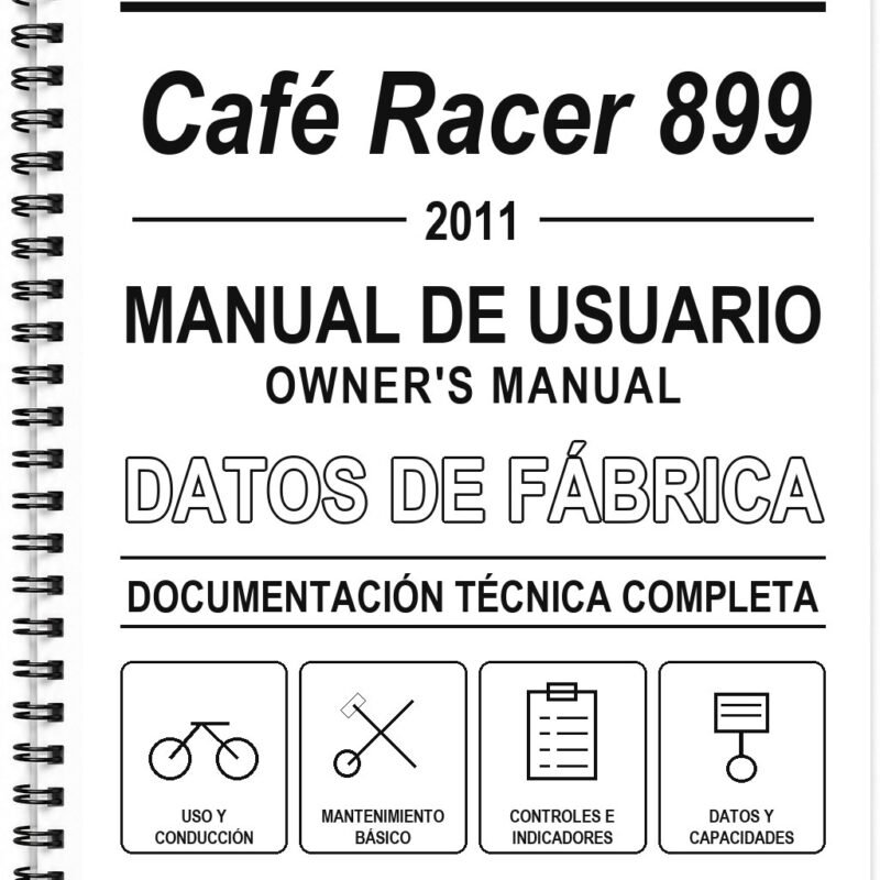 Manual de Usuario Benelli Café Racer 899 (2011) (Italiano)