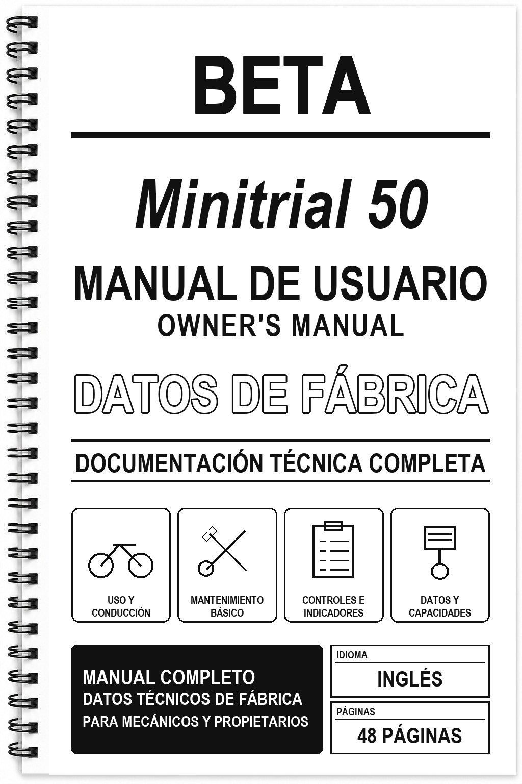 Manual de Usuario Beta Minitrial 50 (Inglés)