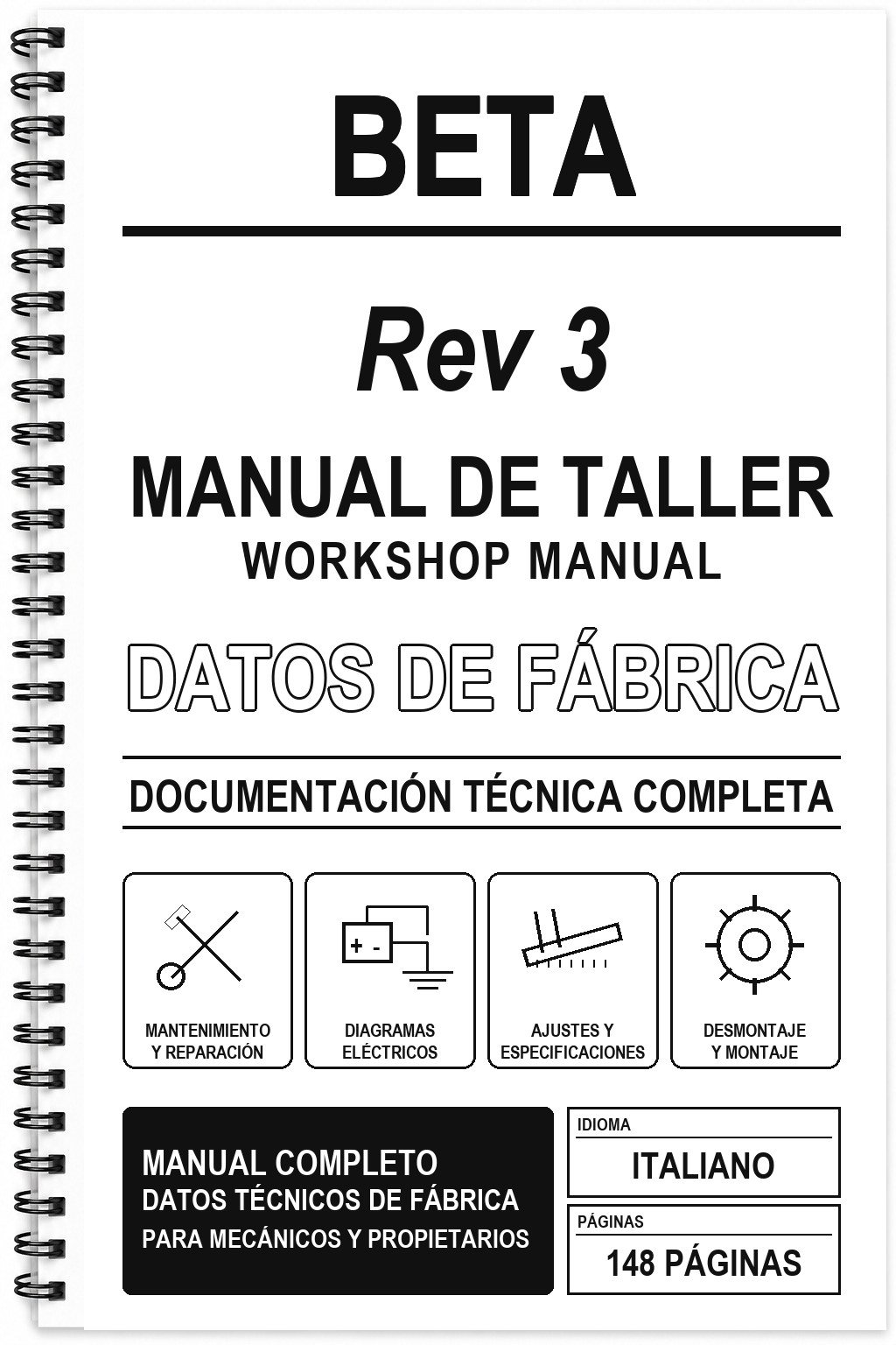 Manual de Taller Beta Rev 3 (Italiano)