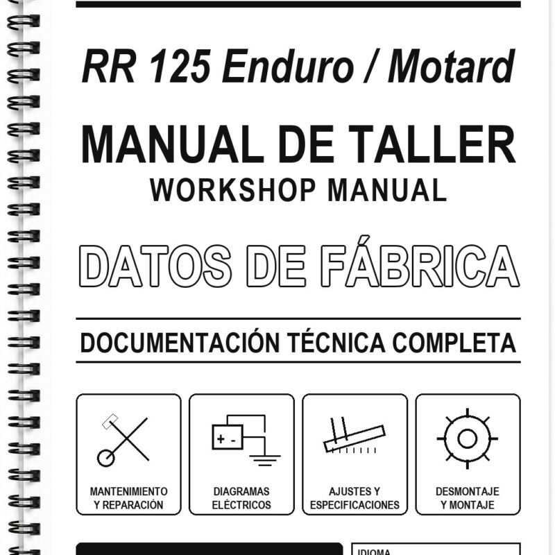 Manual de Taller Beta RR 125 Enduro / Motard (Inglés)