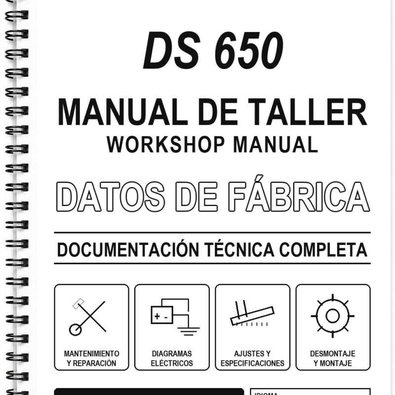 Manual de Taller Bombardier DS 650 (Inglés)