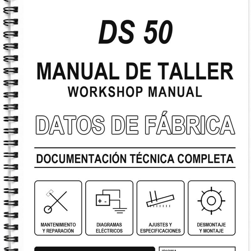 Manual de Taller Bombardier DS 50 (Inglés)
