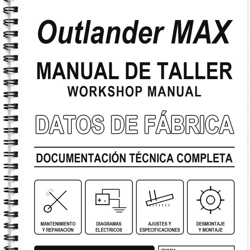 Manual de Taller Bombardier Outlander MAX (Inglés)