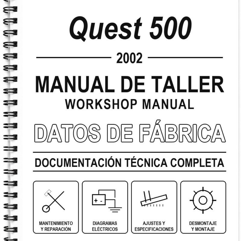 Manual de Taller Bombardier Quest 500 (2002) (Inglés)