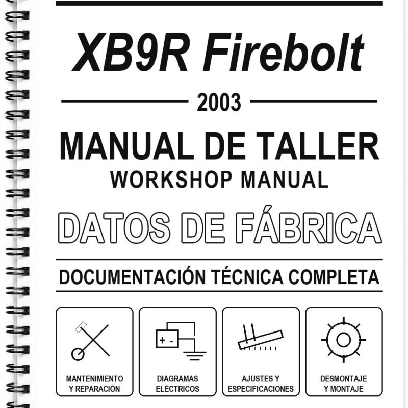 Manual de Taller Buell XB9R Firebolt (2003) (Inglés)