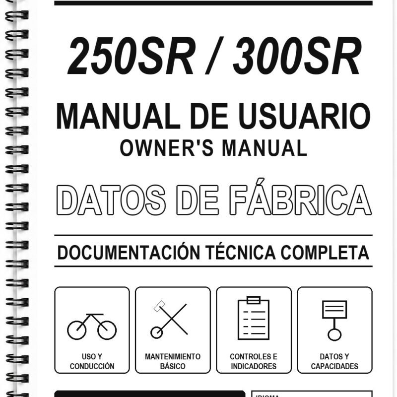 Manual de Usuario CFmoto 250SR / 300SR