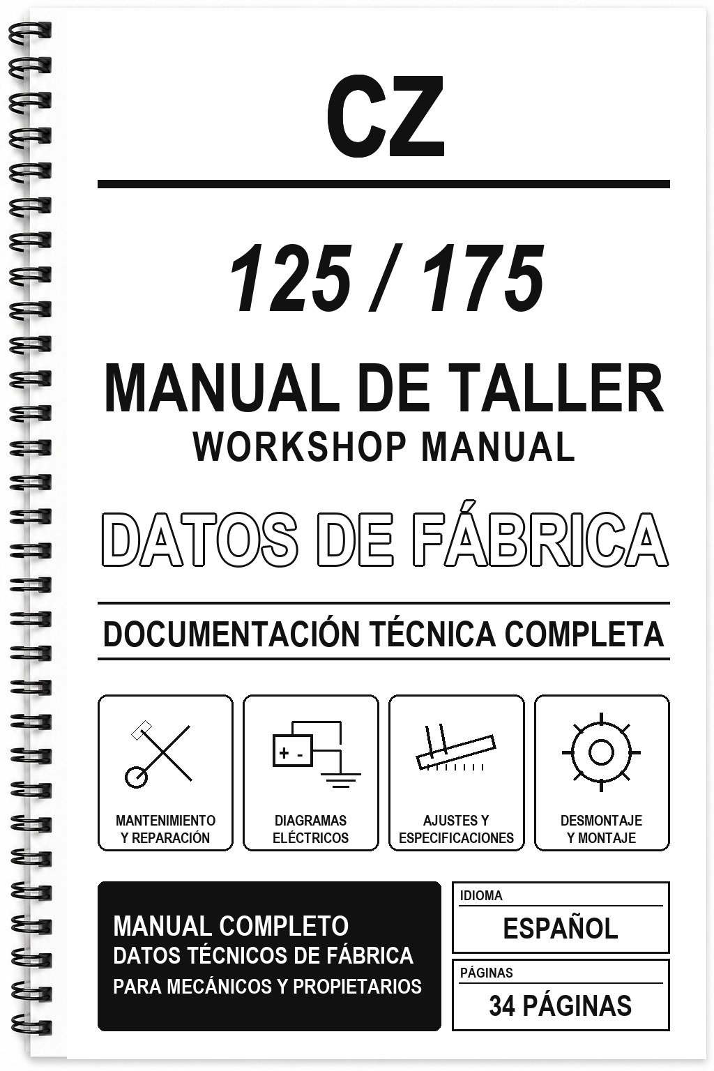 Manual de Taller CZ 125 / 175
