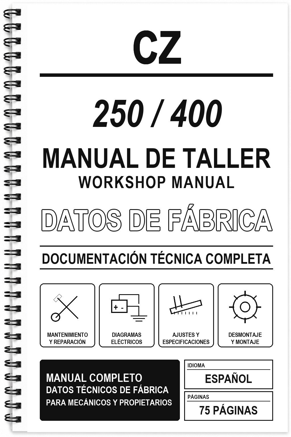 Manual de Taller CZ 250 / 400