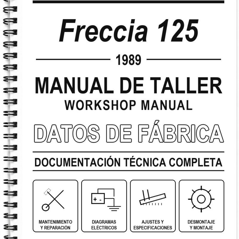 Manual de Taller Cagiva Freccia 125 (1989)