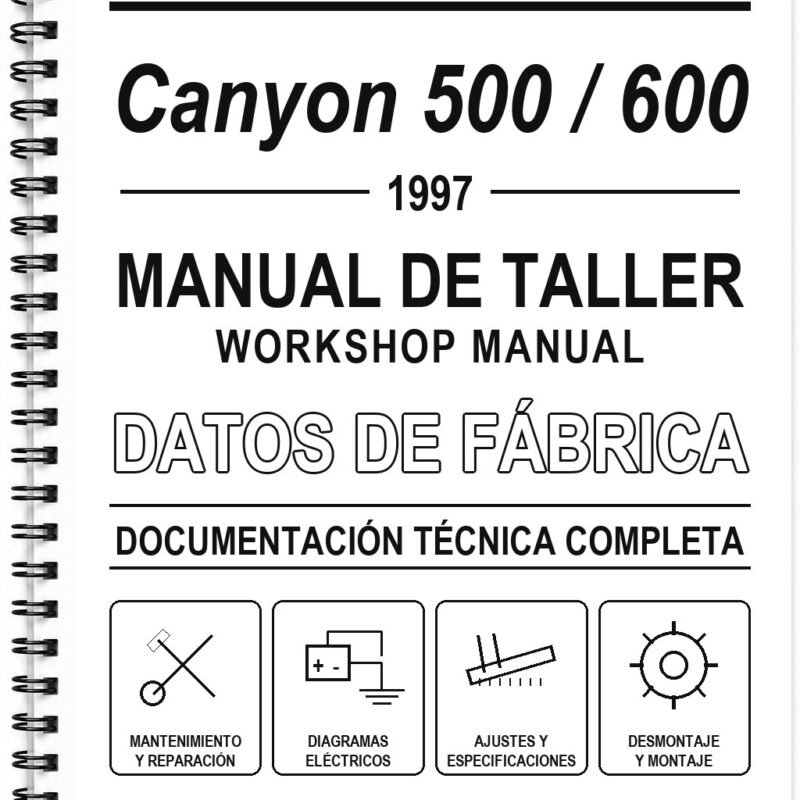 Manual de Taller Cagiva Canyon 500 / 600 (1997)