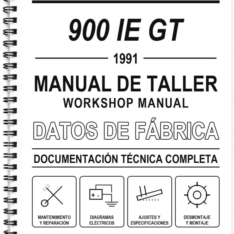 Manual de Taller Cagiva 900 IE GT (1991)