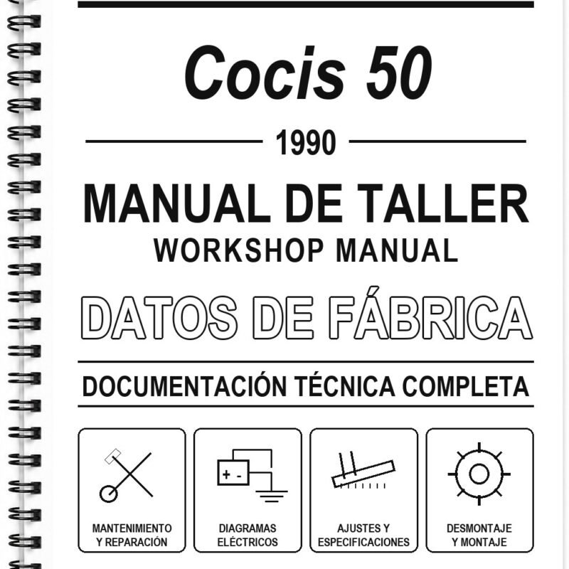 Manual de Taller Cagiva Cocis 50 (1990)