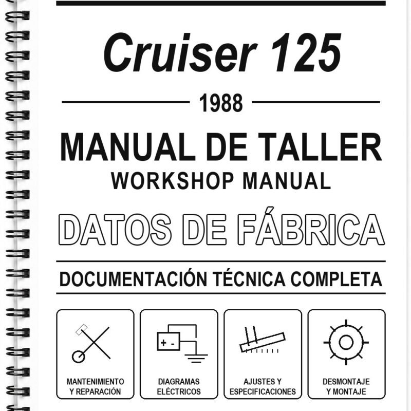 Manual de Taller Cagiva Cruiser 125 (1988)