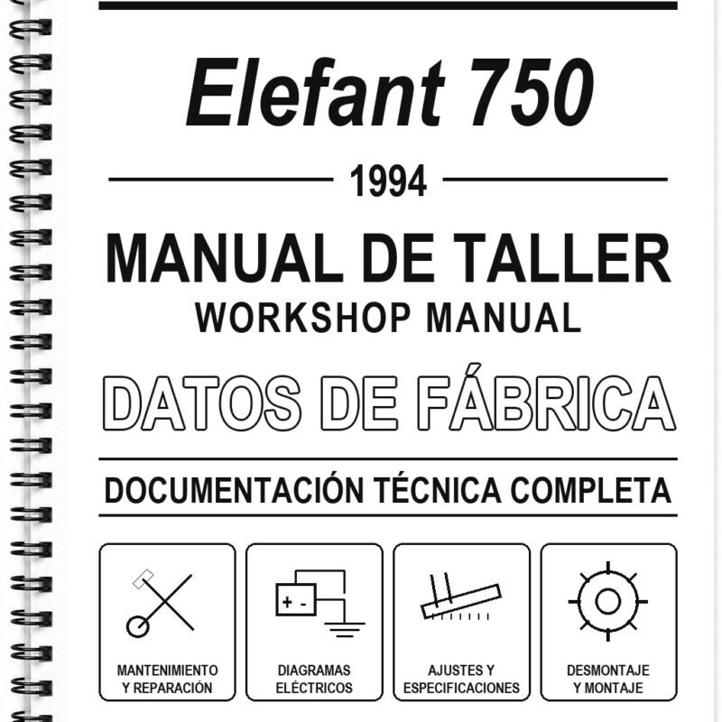 Manual de Taller Cagiva Elefant 750 (1994)