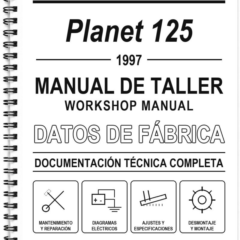 Manual de Taller Cagiva Planet 125 (1997)