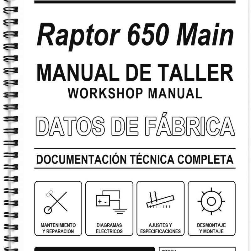 Manual de Taller Cagiva Raptor 650 Main (Francés)