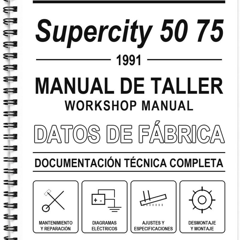 Manual de Taller Cagiva Supercity 50 75 (1991)
