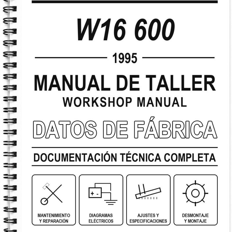 Manual de Taller Cagiva W16 600 (1995)