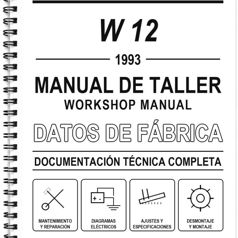 Manual de Taller Cagiva W 12 (1993)