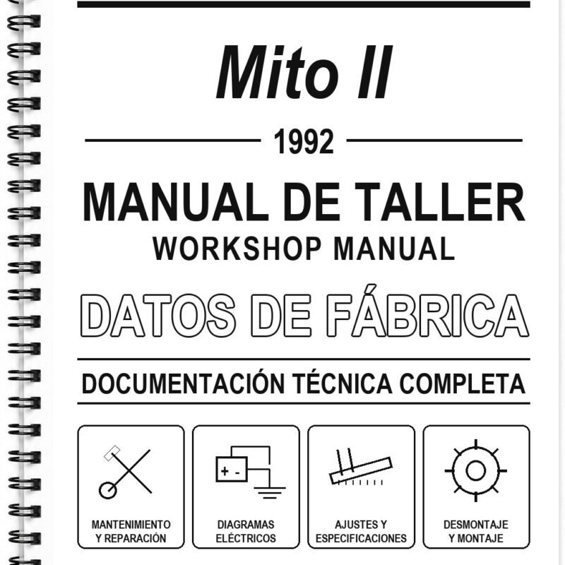 Manual de Taller Cagiva Mito II (1992)