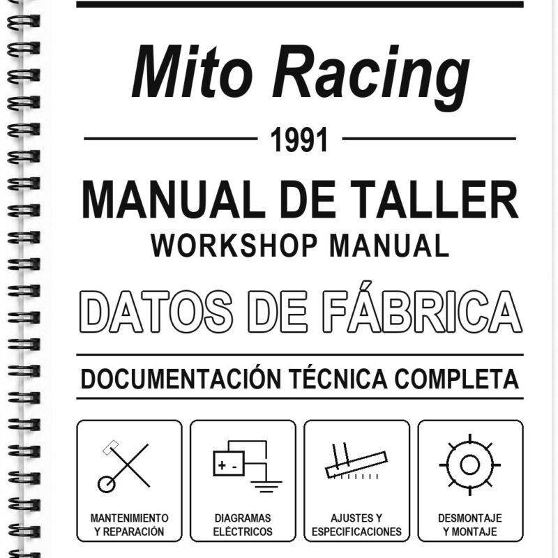 Manual de Taller Cagiva Mito Racing (1991) (Francés)