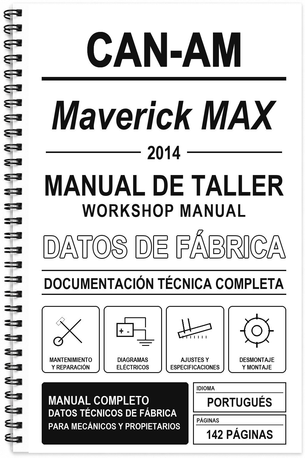 Manual de Taller Can-Am Maverick MAX (2014) (Portugués)