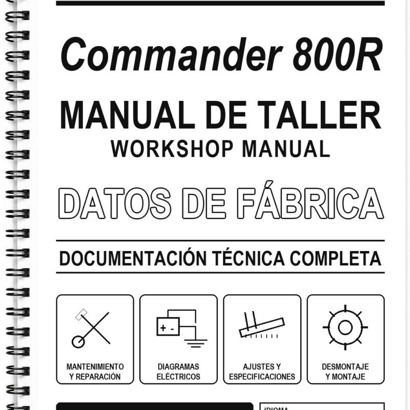 Manual de Taller Can-Am Commander 800R (Inglés)