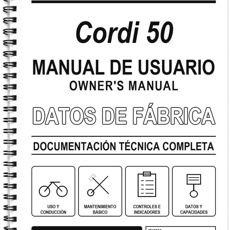 Manual de Usuario Daelim Cordi 50 (Inglés)